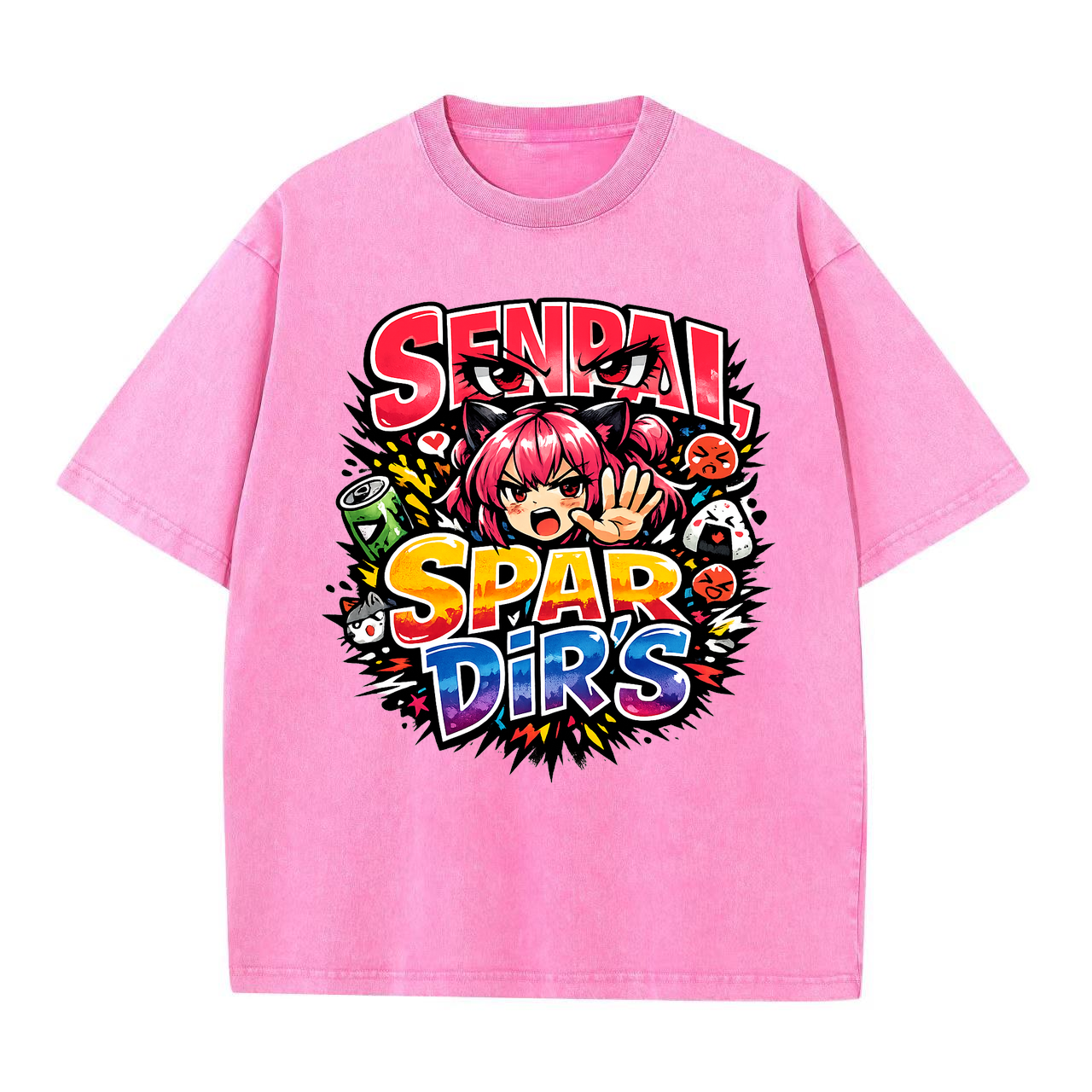 T-Shirt Senpai Sparmodus Anime Vibes