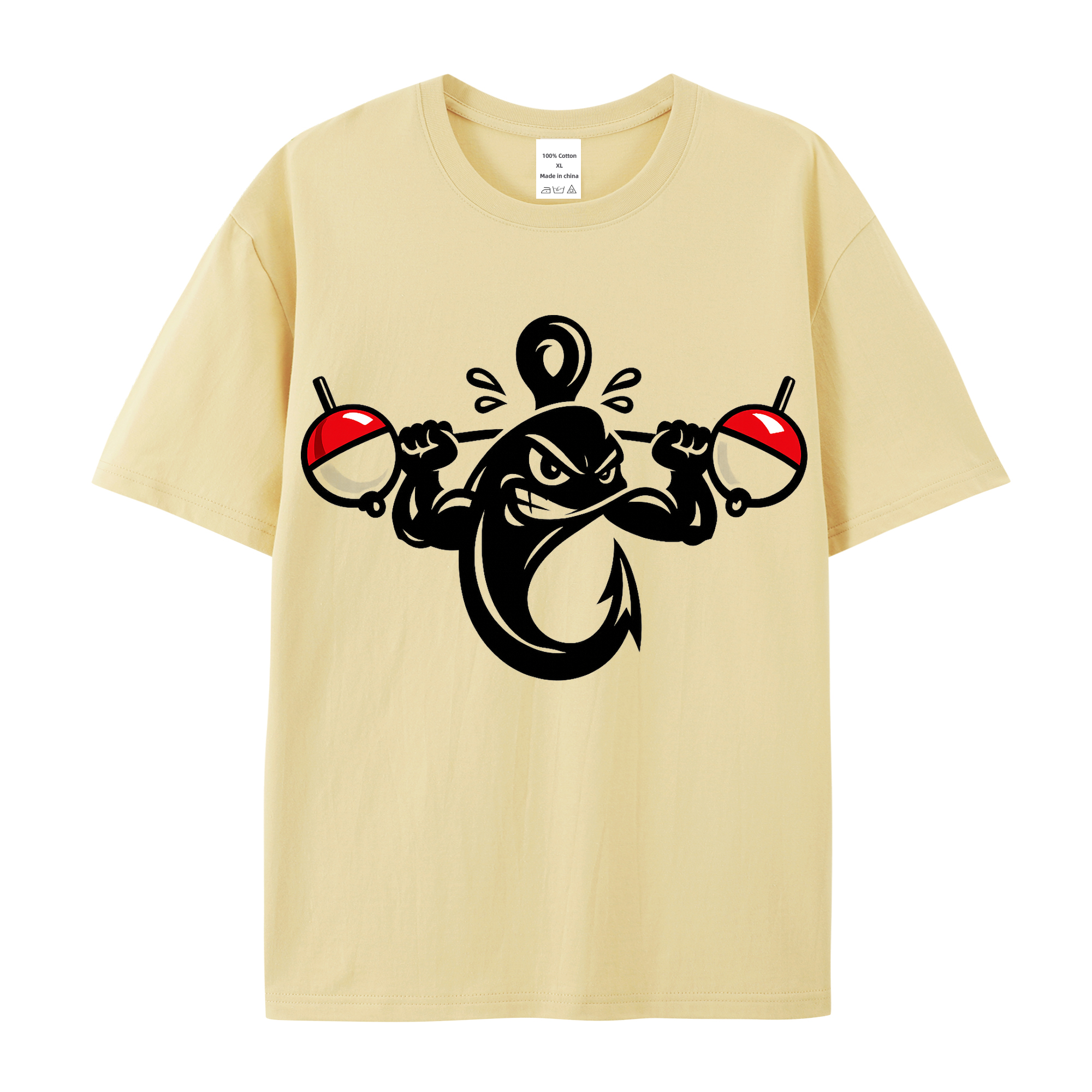 T-Shirt Angelglück am Wasser