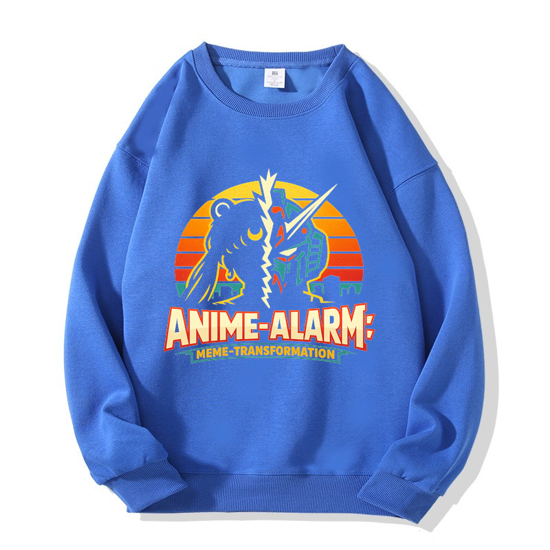 Sweatshirt Anime-Alarm: Meme-Transformation