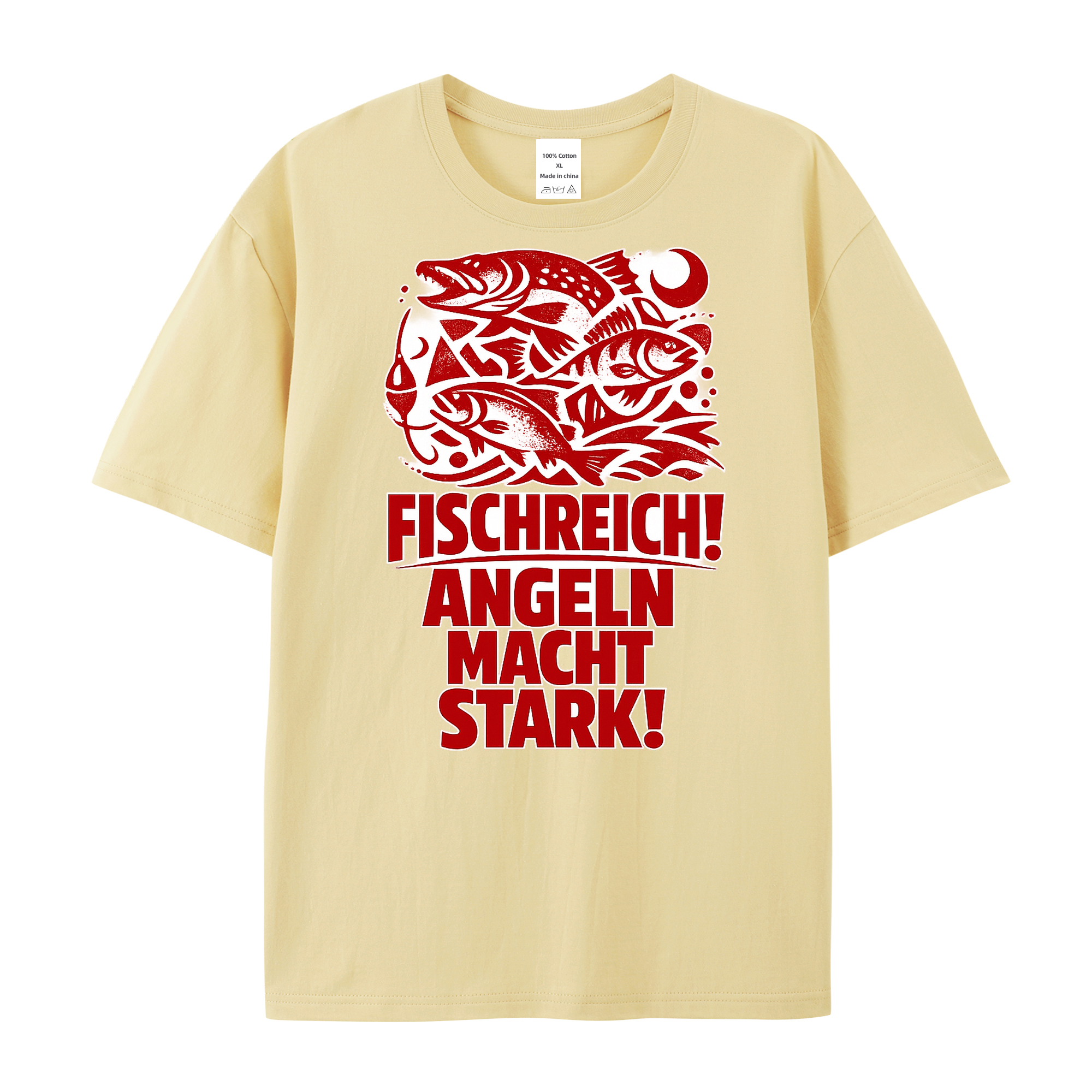 T-Shirt Anglerkraft – Stärke aus dem Wasser