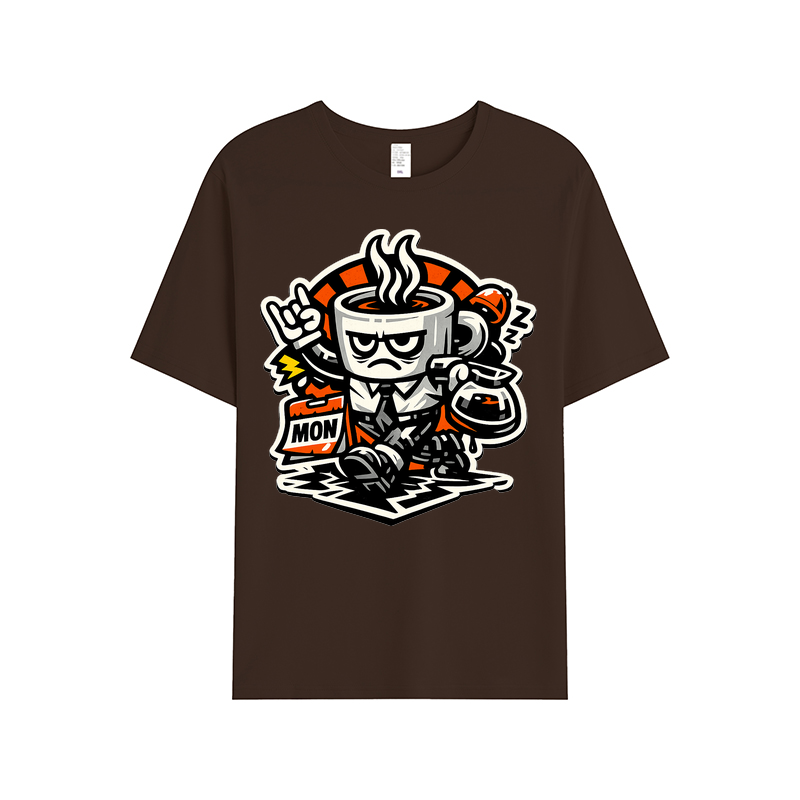 T-shirt Kaffeepanzer Montag: Start frei für den Büro-Alltag