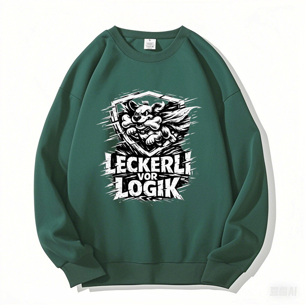 Sweatshirt Leckerli vor Logik Hundeliebe