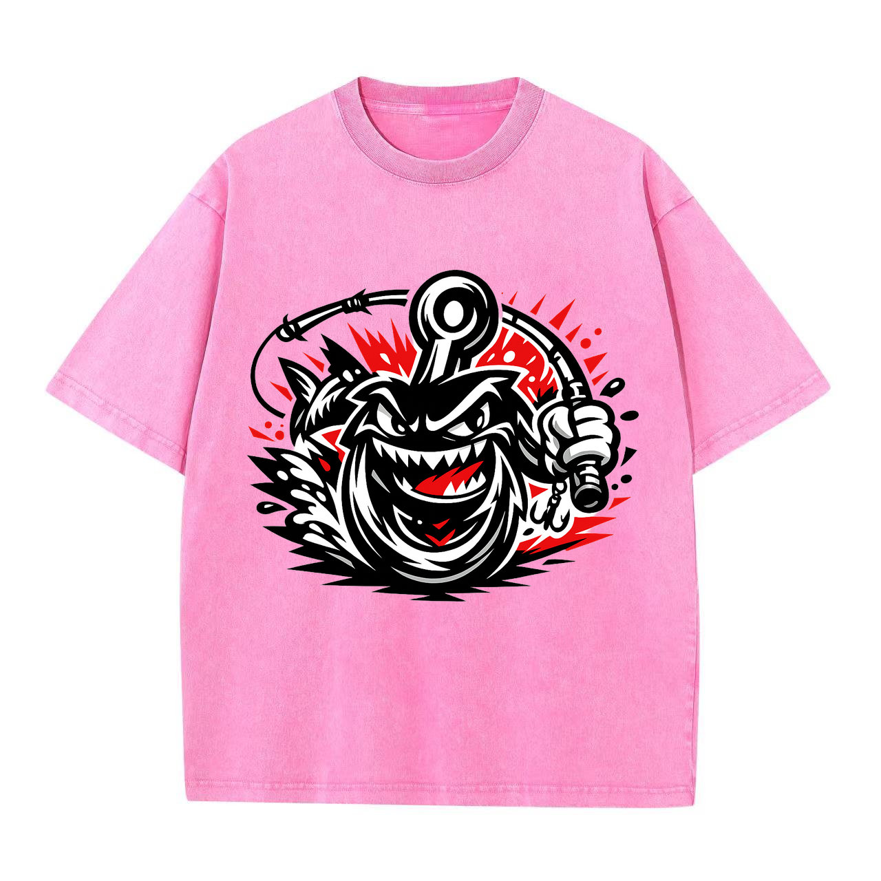 T-Shirt Angelglück am Wasser