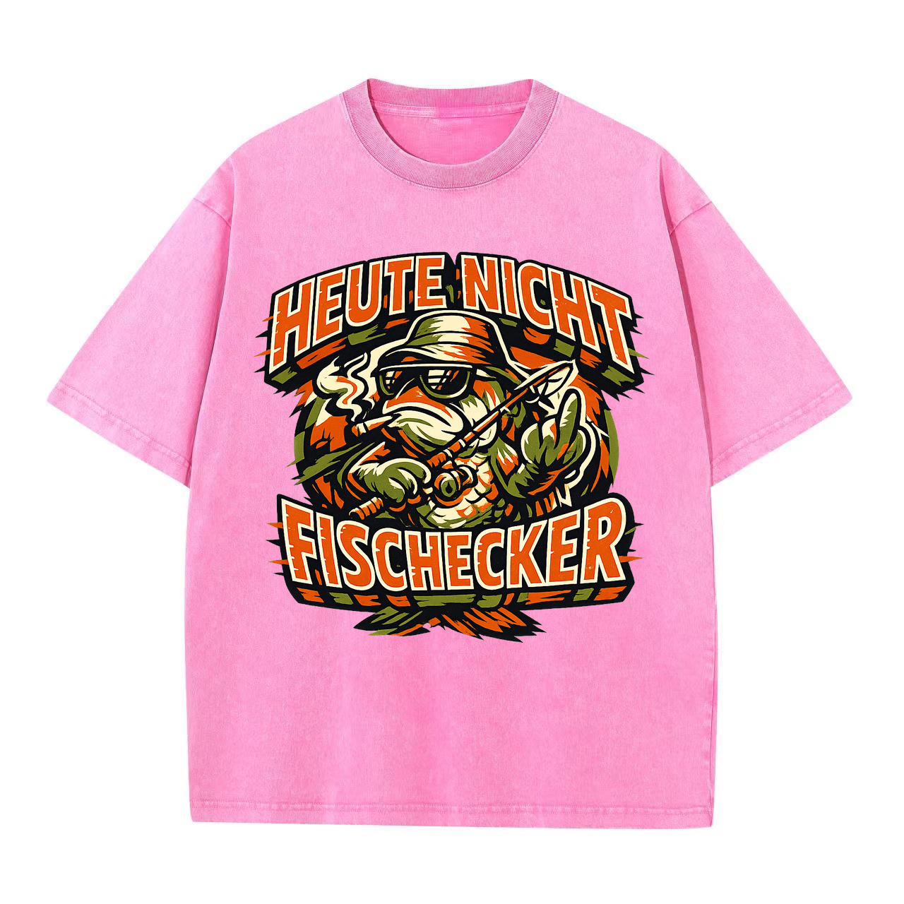 T-Shirt Heute nicht, Fischecker Catch & Chill