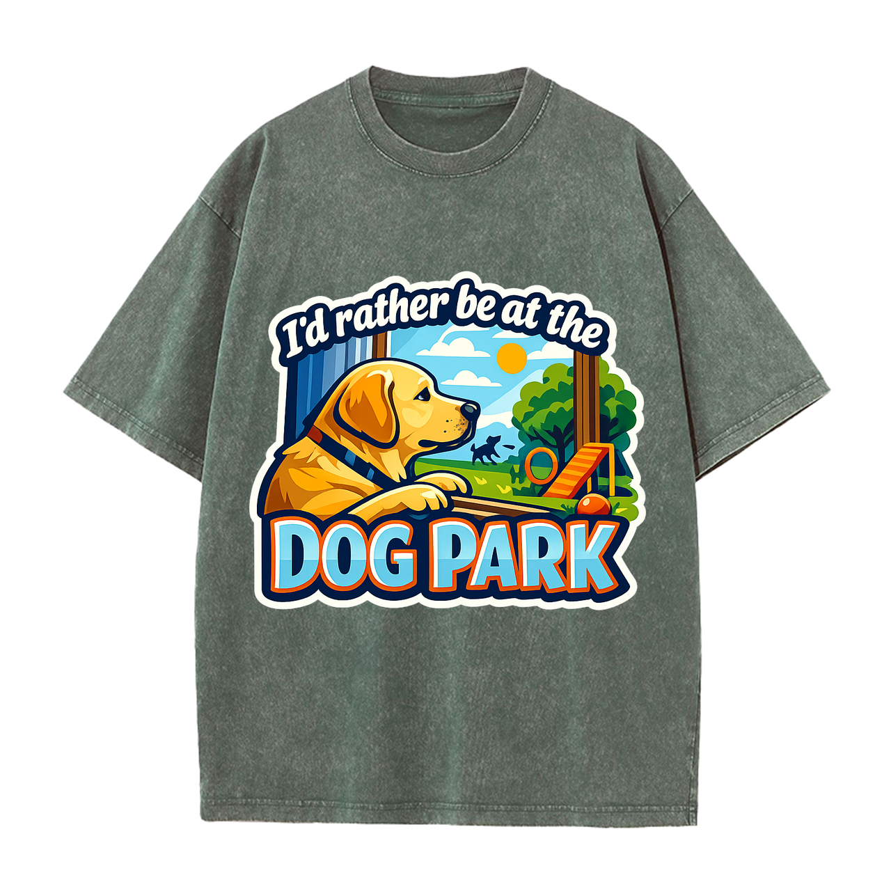 T-shirt I'd Rather Be at the Dog Park
