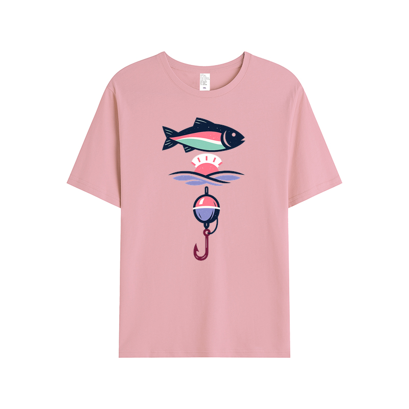 T-Shirt Anglerherz im Netz der Leidenschaft