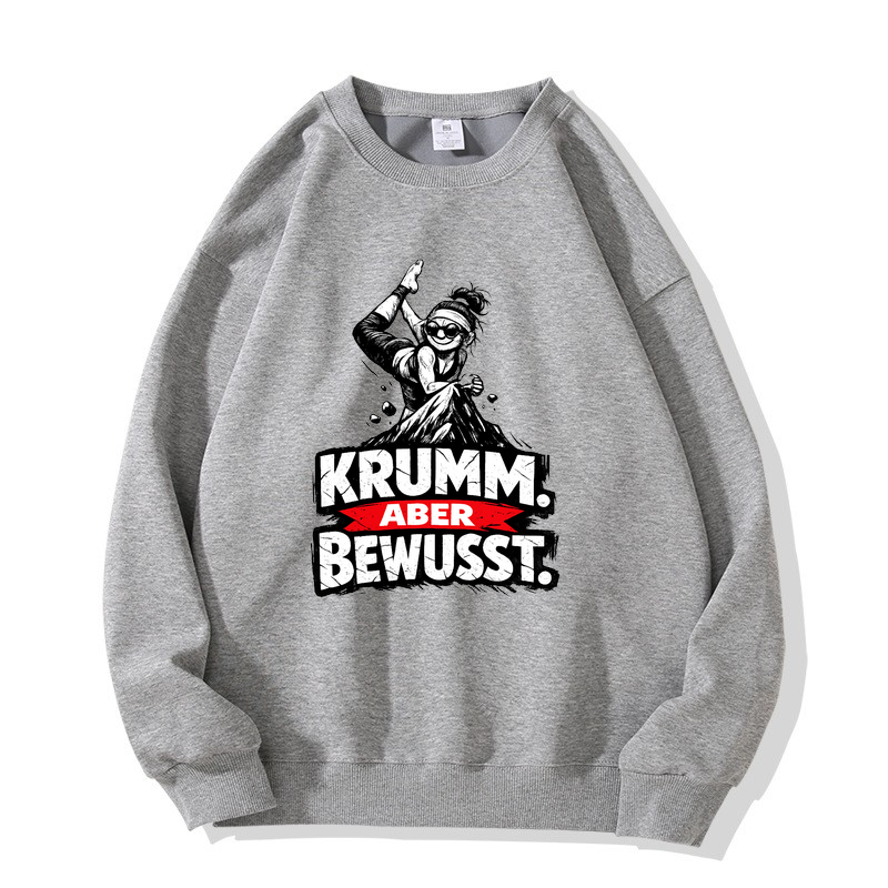 Sweatshirt FlexiFlow – Krumm. Aber bewusst.