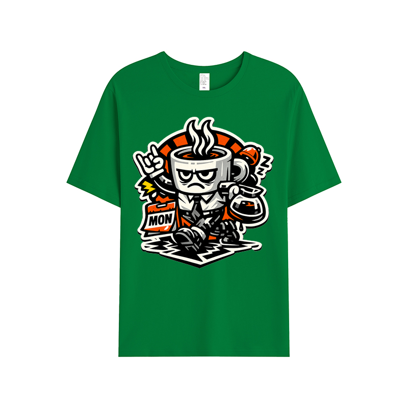 T-shirt Kaffeepanzer Montag: Start frei für den Büro-Alltag