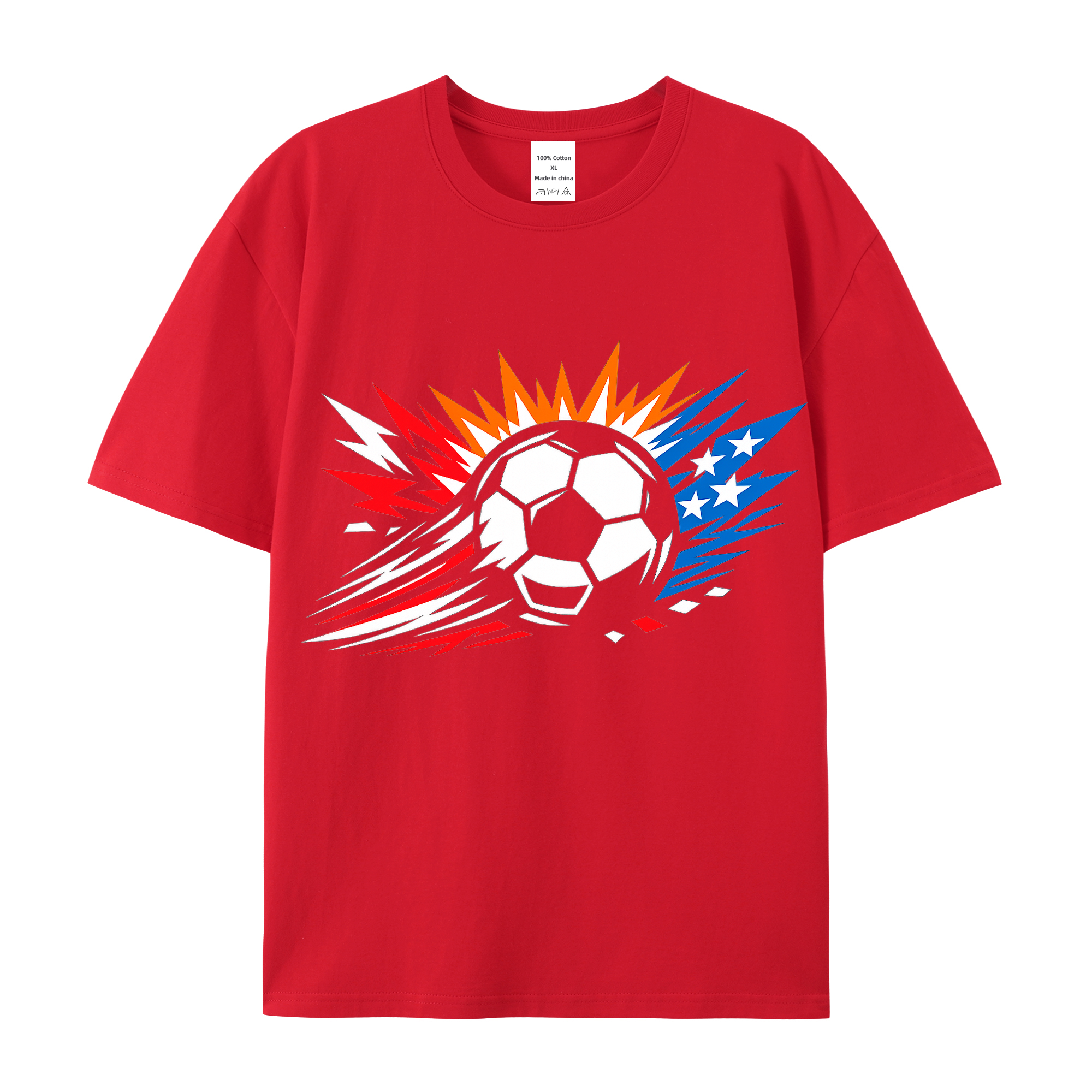 T-shirt Glühender Vektorwirbel Champion Cheers