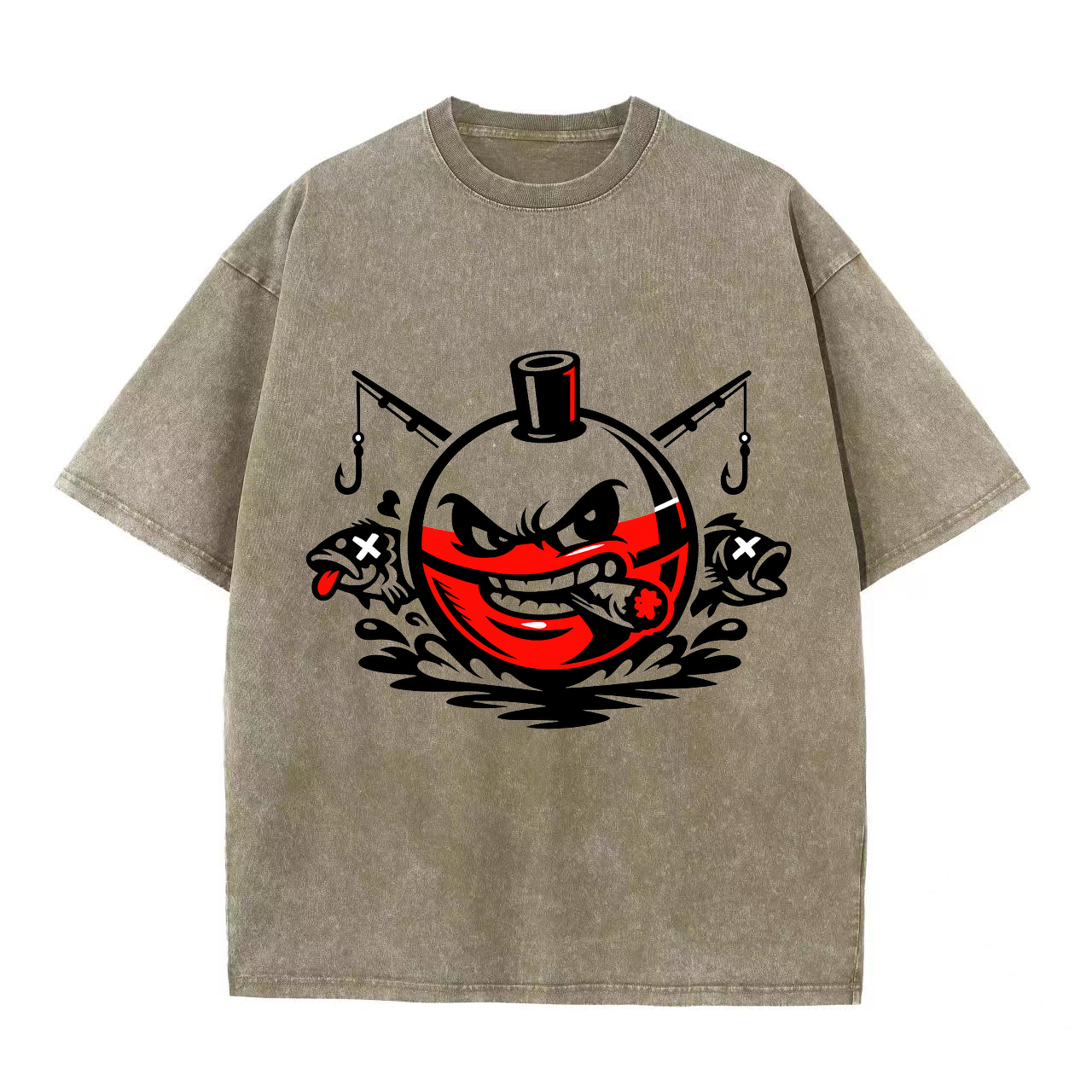 T-Shirt Fangglück am Wasser