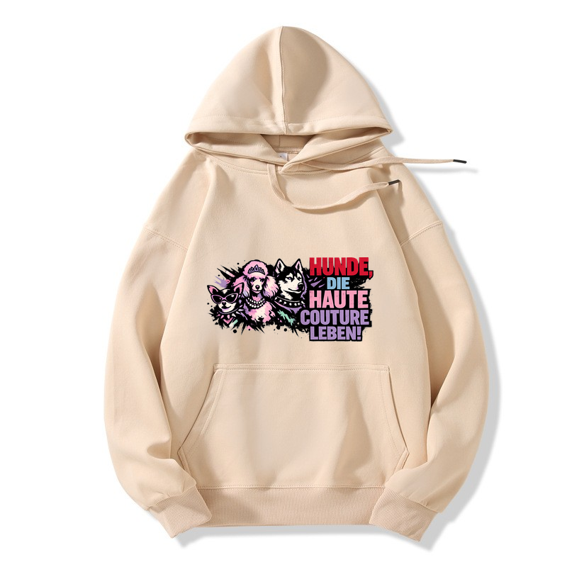 Hoodie Pfoten Couture Eleganz