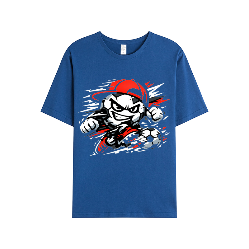T-shirt Unaufhaltsamer Spielgeist Vektor-Maskottchen