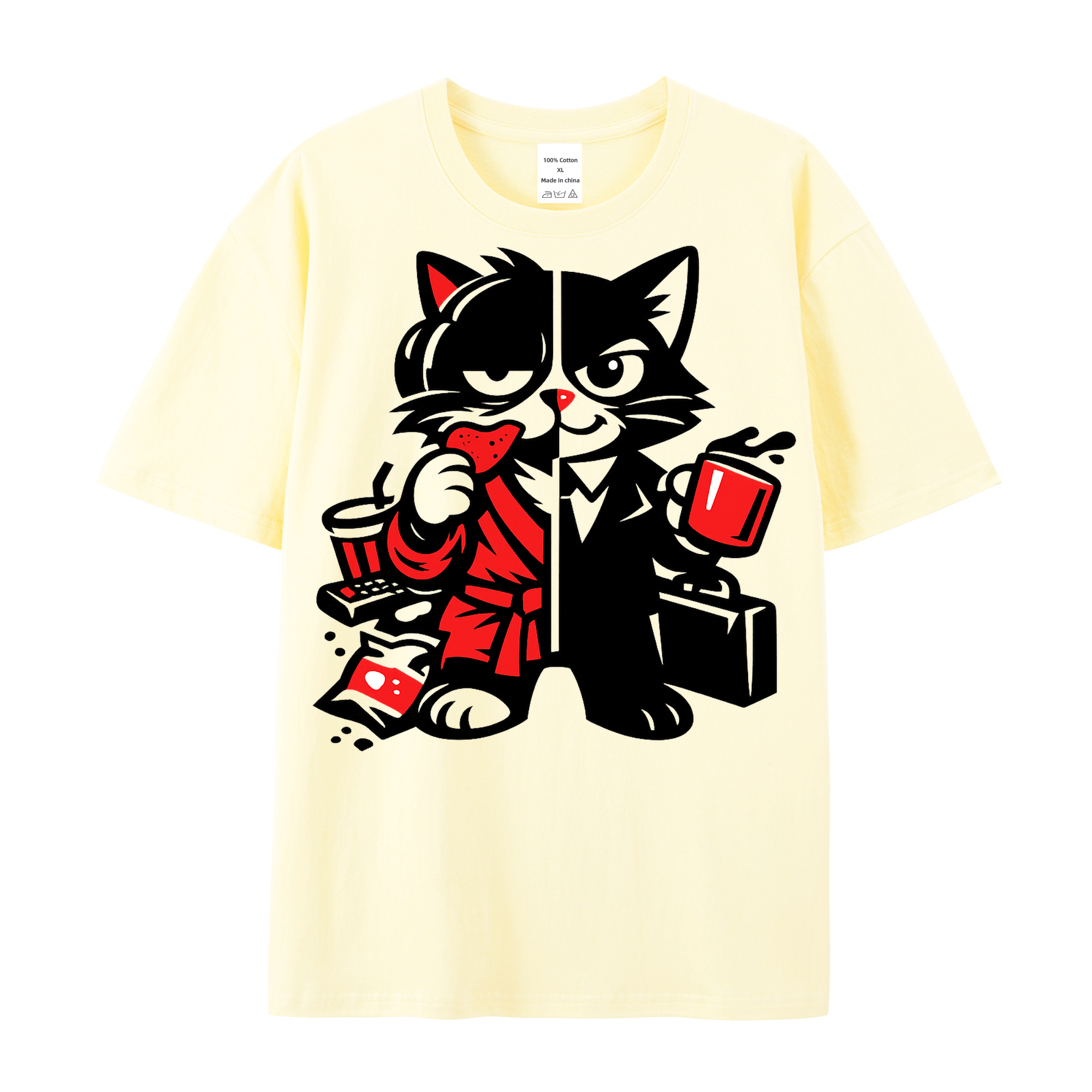 T-Shirt Katzenliebe Pur