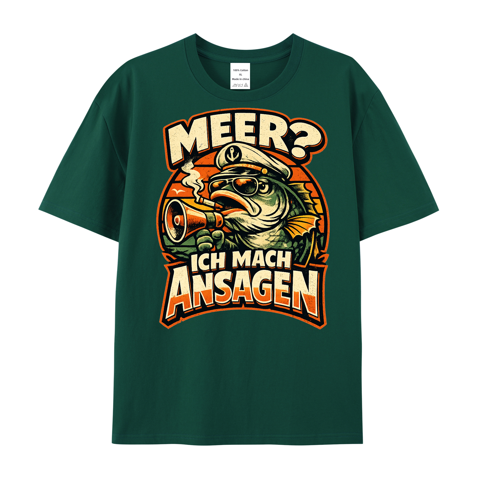 T-Shirt Meer Ansagen Angler Style