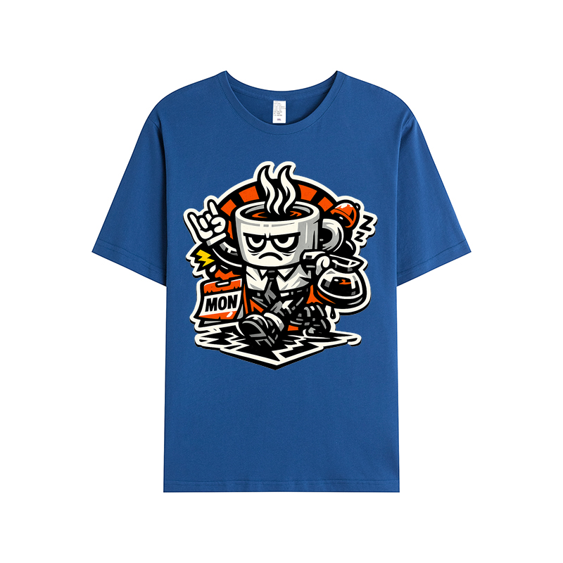 T-shirt Kaffeepanzer Montag: Start frei für den Büro-Alltag