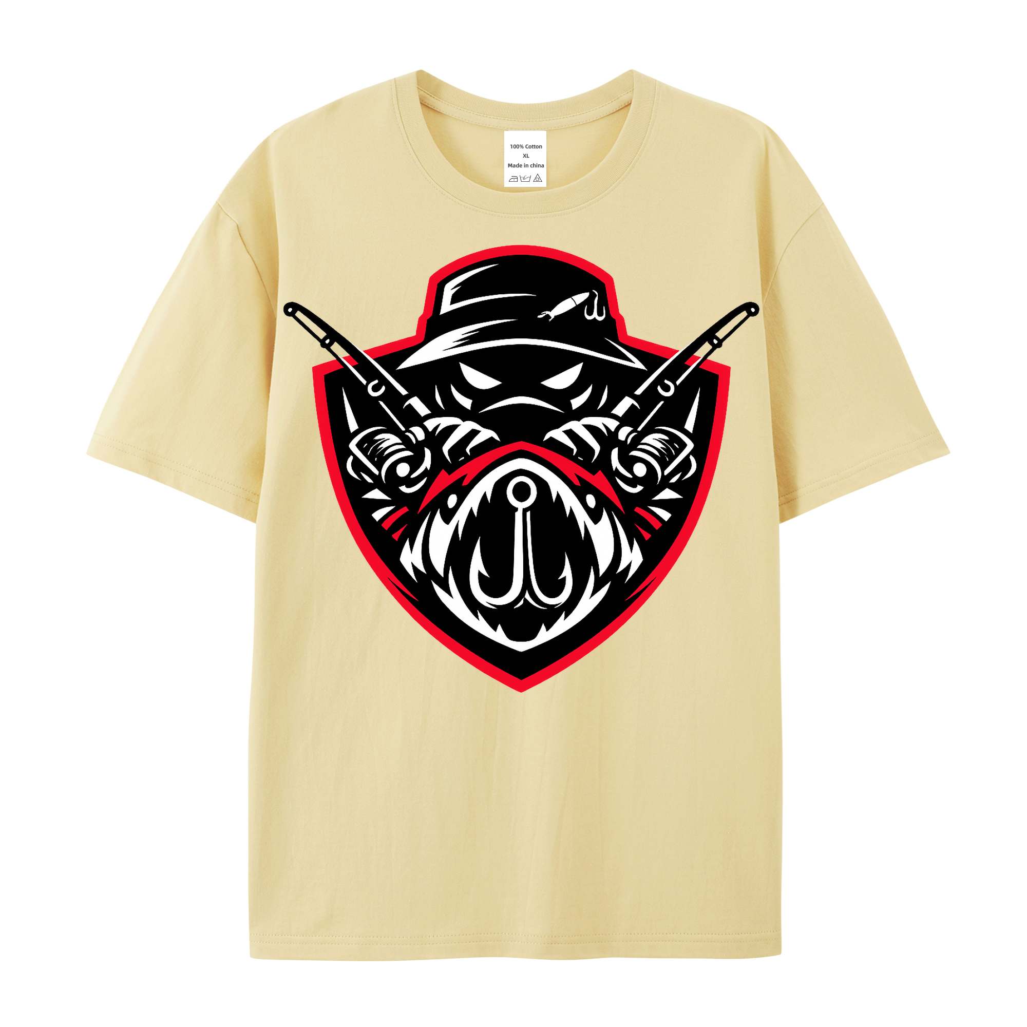T-Shirt Angelglück am Wasser