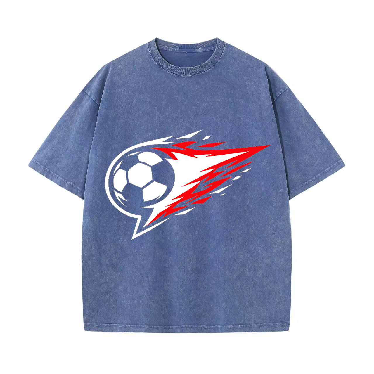 T-shirt Unaufhaltsames Flammenwappen Heldensymbol