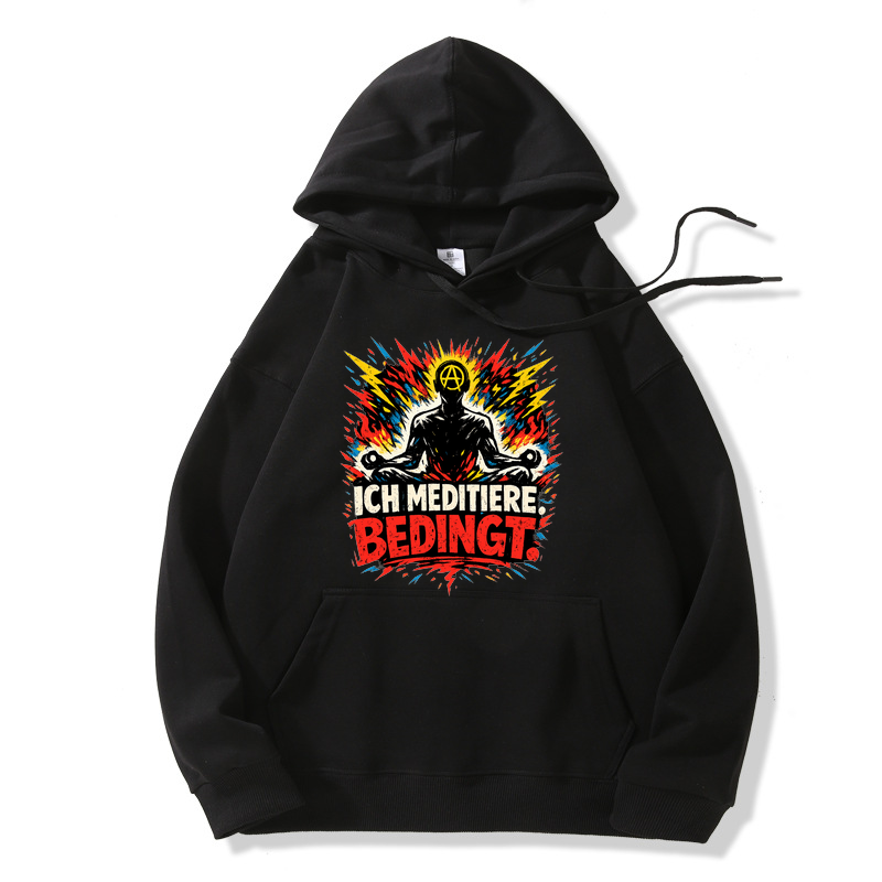 Hoodie Meditationsmood – Ich meditiere. Bedingt.