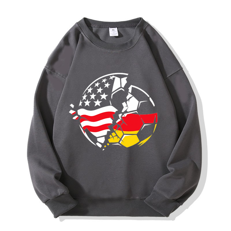 Sweatshirt Glitzerndes Grätschen Statement Style
