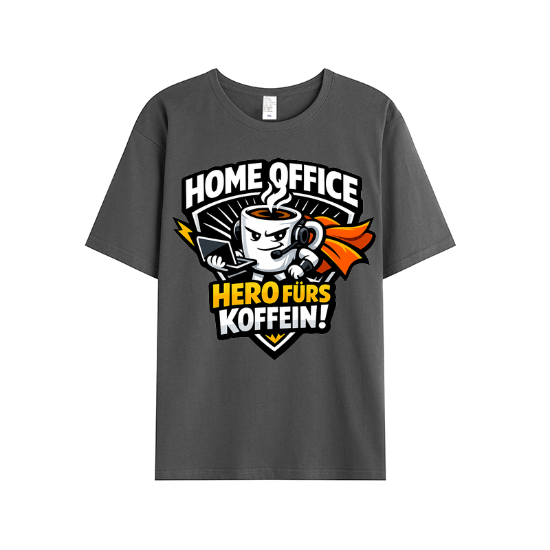 T-shirt Kaffeekrieger-Emblem Premium Design