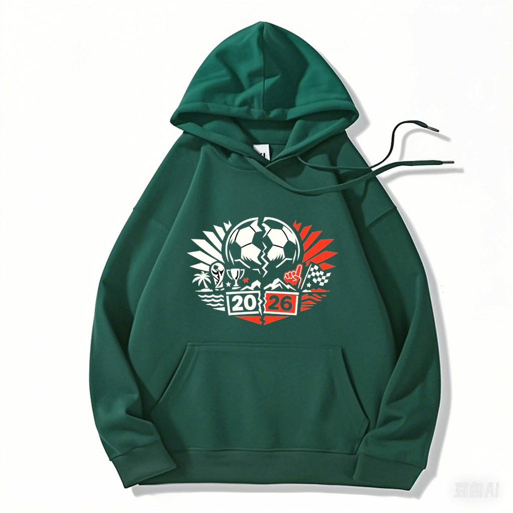 Hoodie WM-Wahnform für echte Fußball-Narren