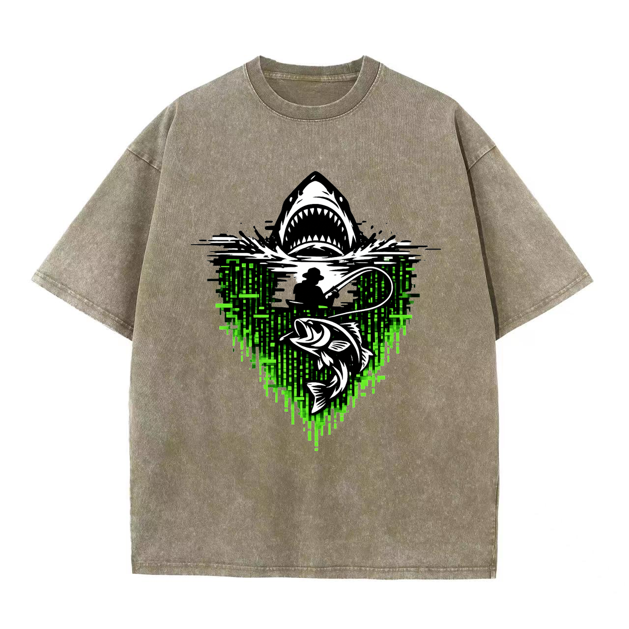 t-shirt Anglerglück am Wasser