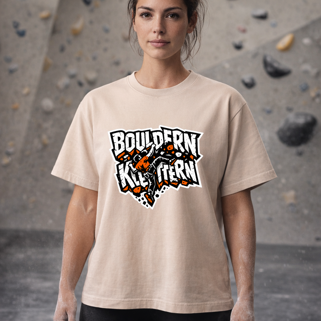 T-shirt - 100% gekämmte Baumwolle - Unisex / 300g Grit Wall