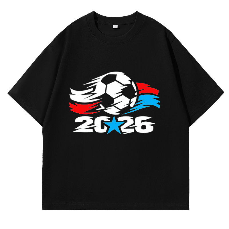 T-shirt Glänzendes Riesensymbol der WM 2026 Ikone