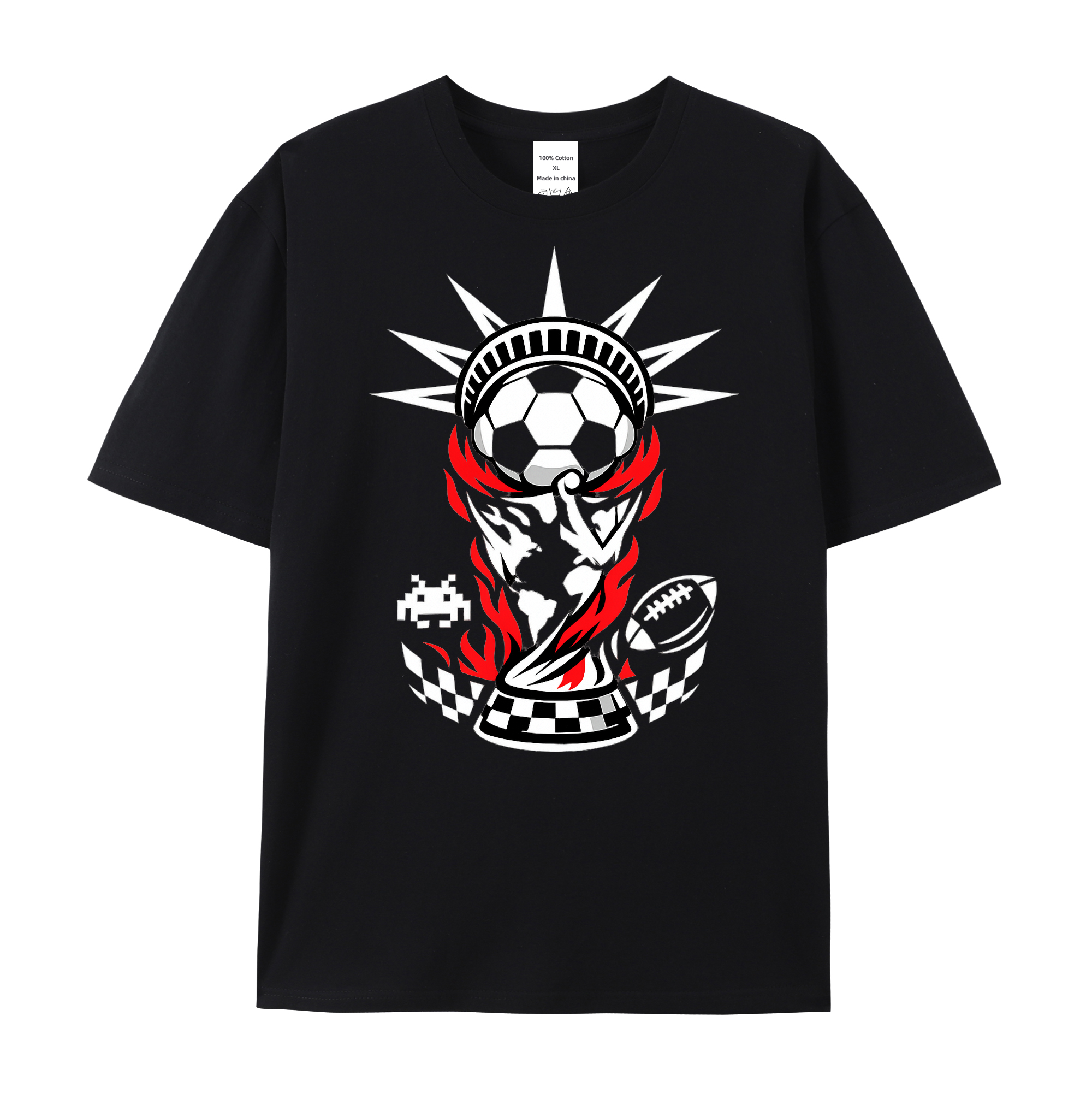T-shirt Fusion der Champions im Sturm der Sterne
