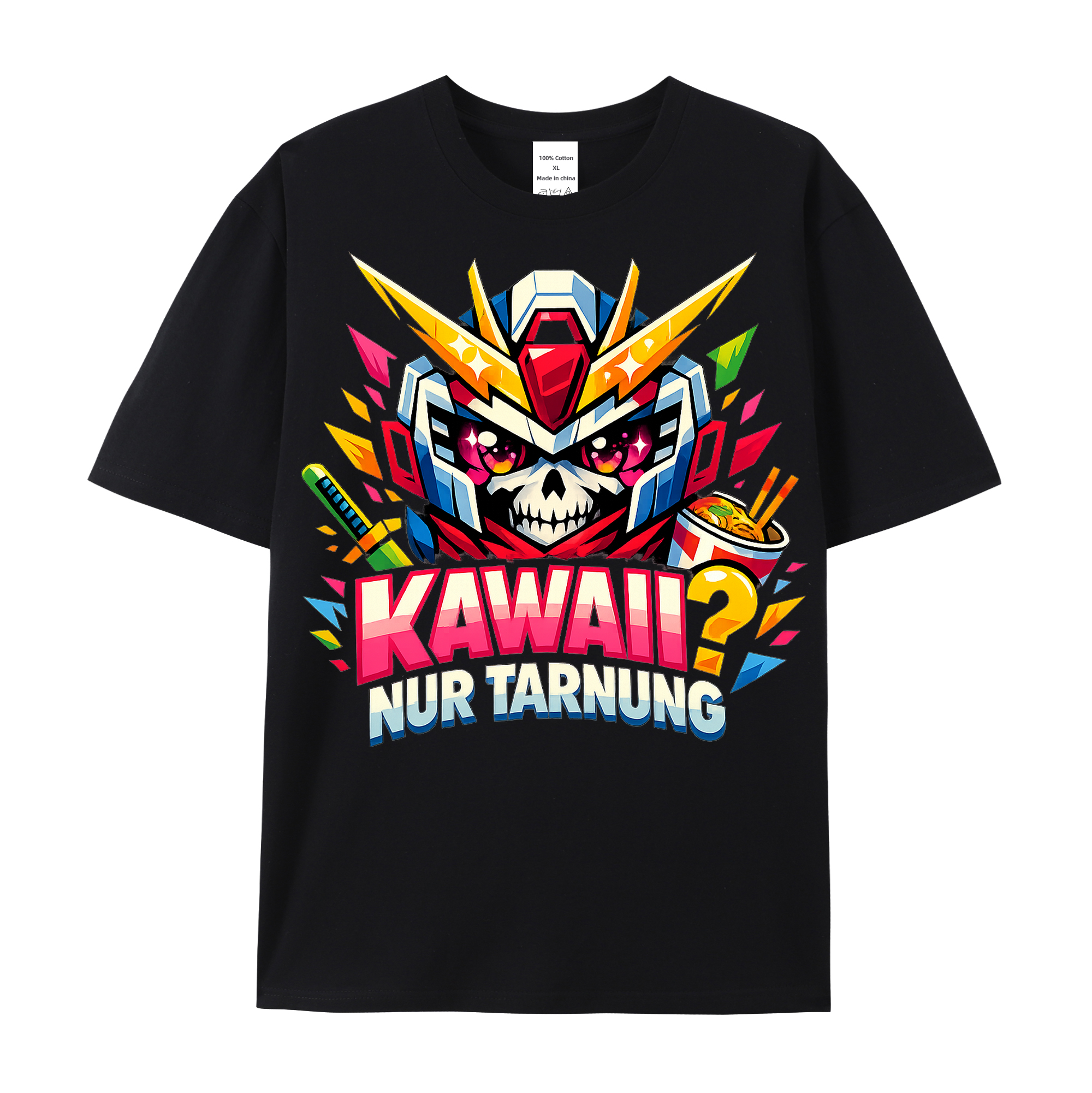 T-Shirt Kawaii Tarnmodus Anime Style