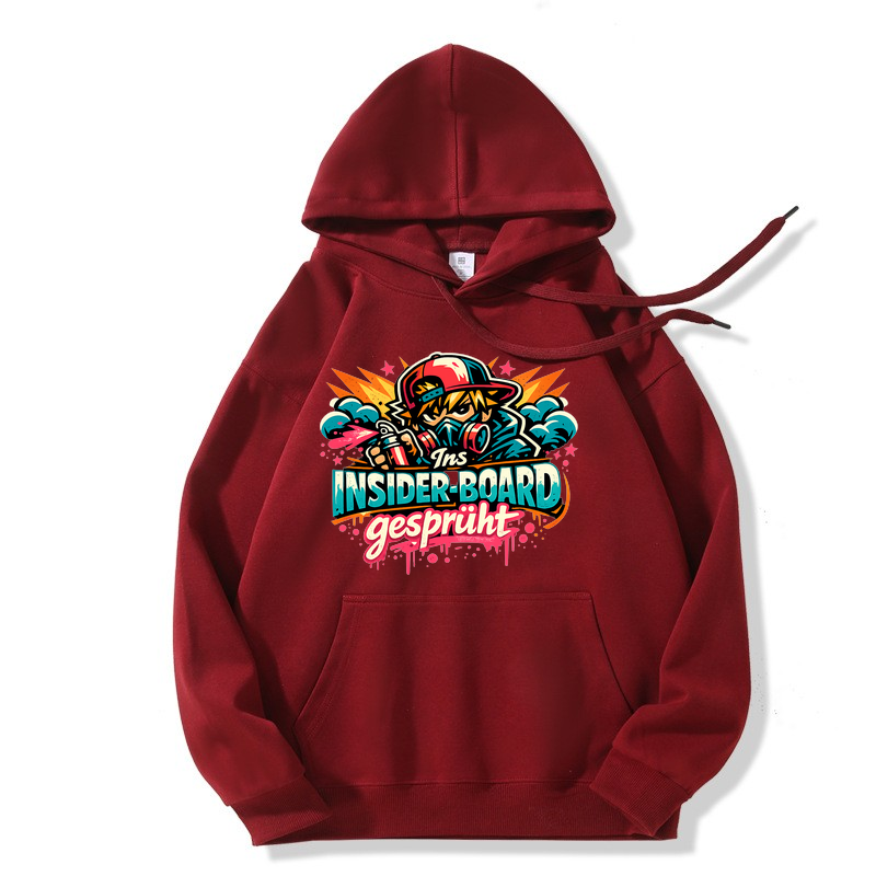 Hoodie Anime Insider Board Sprühkunst