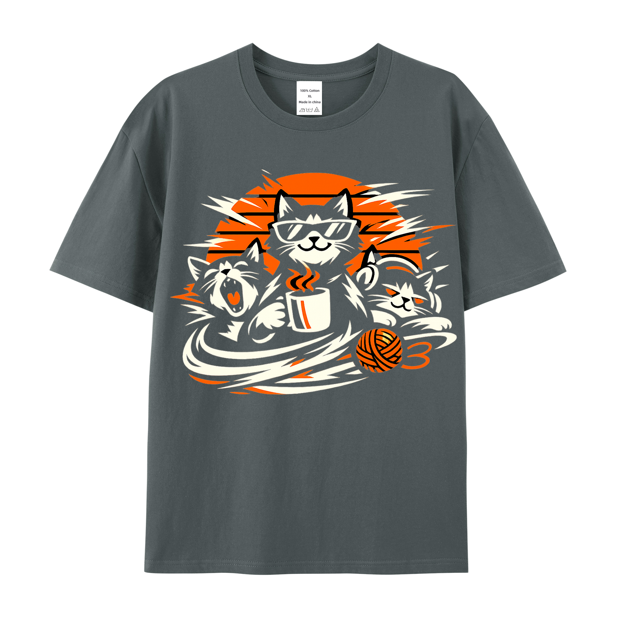 T-Shirt Katzenliebe Pur