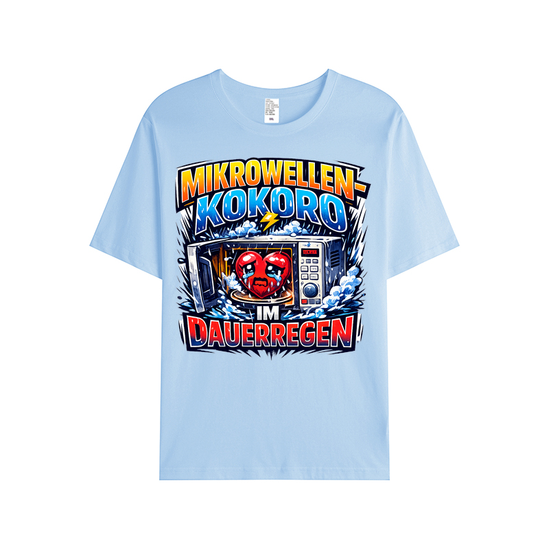 T-Shirt Mikrowellen-Kokoro im Regenflow