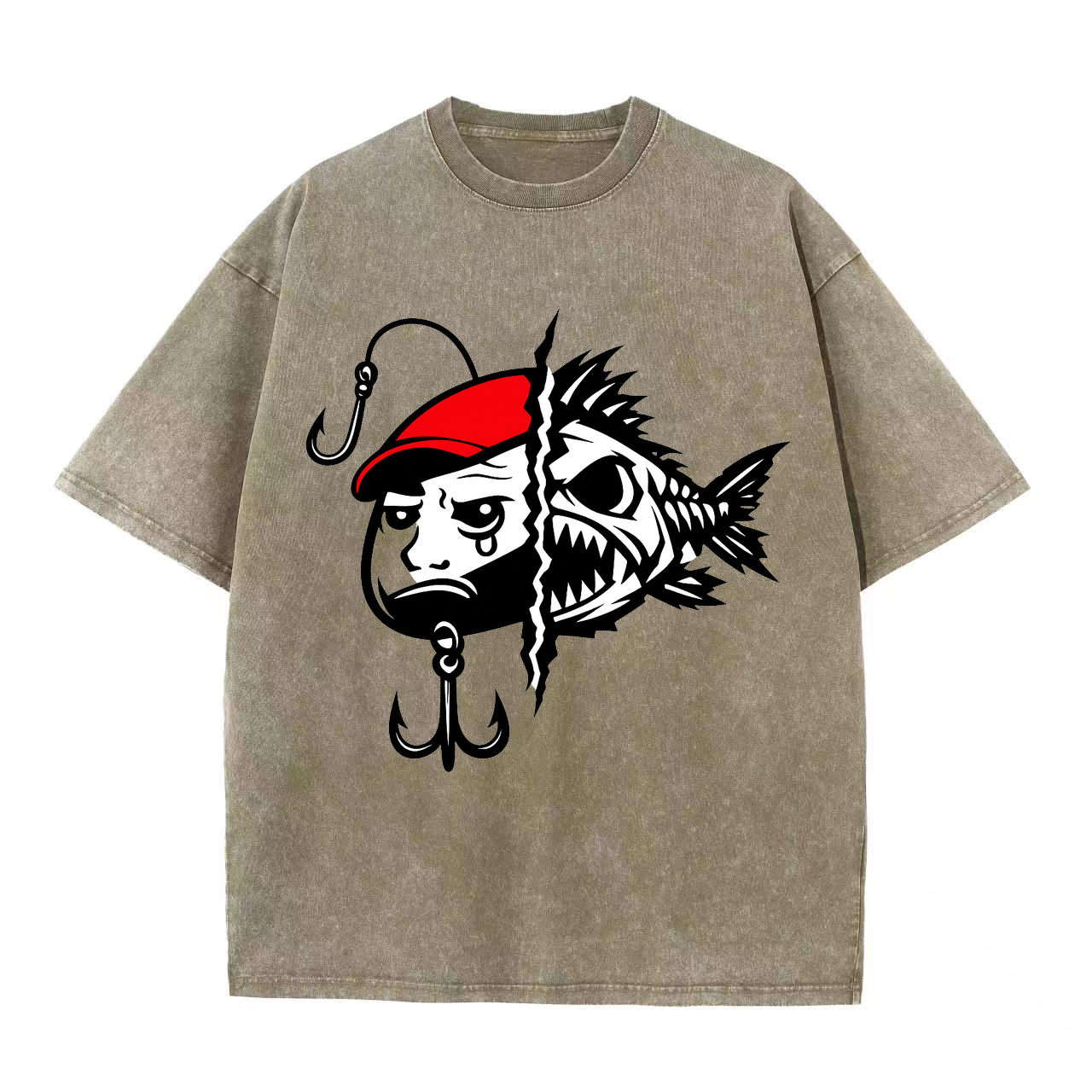 t-shirt Angelglück am Wasser