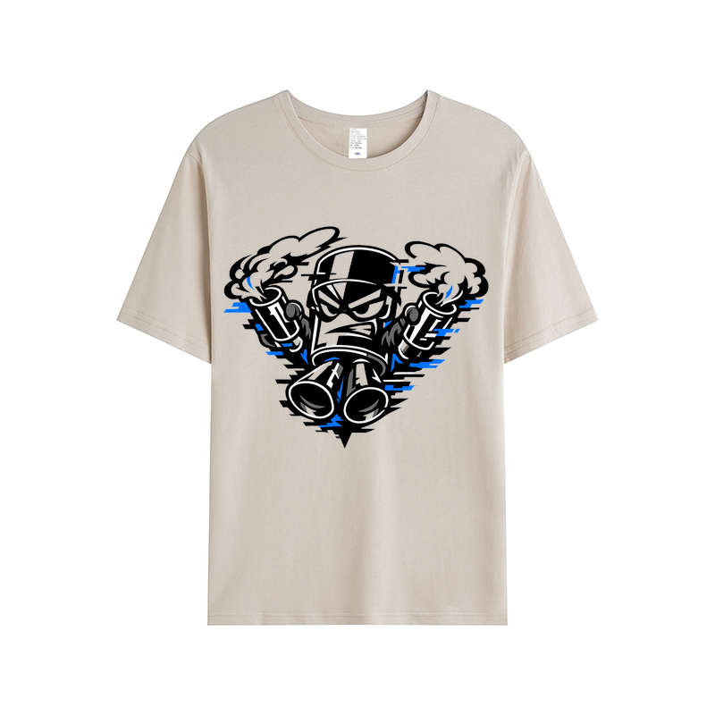 T-shirt Auspuffgeist Vector Emblem