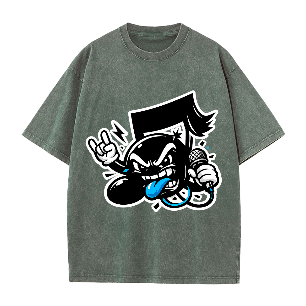 T-shirt Unisexe 230g Icône du Son de Suie