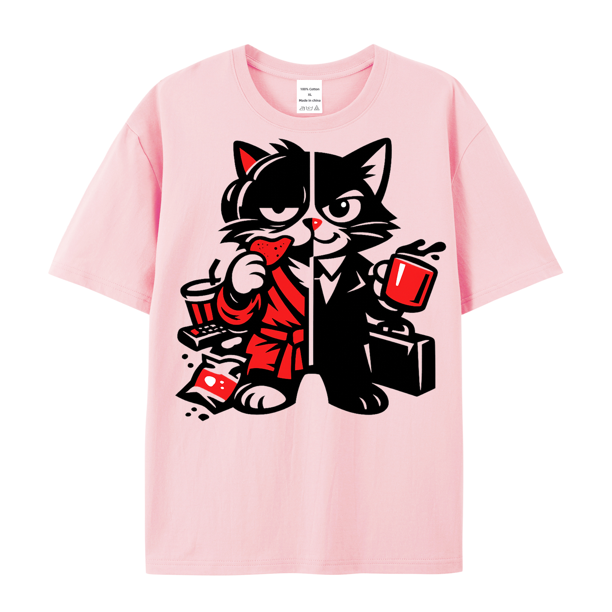 T-Shirt Katzenliebe Pur