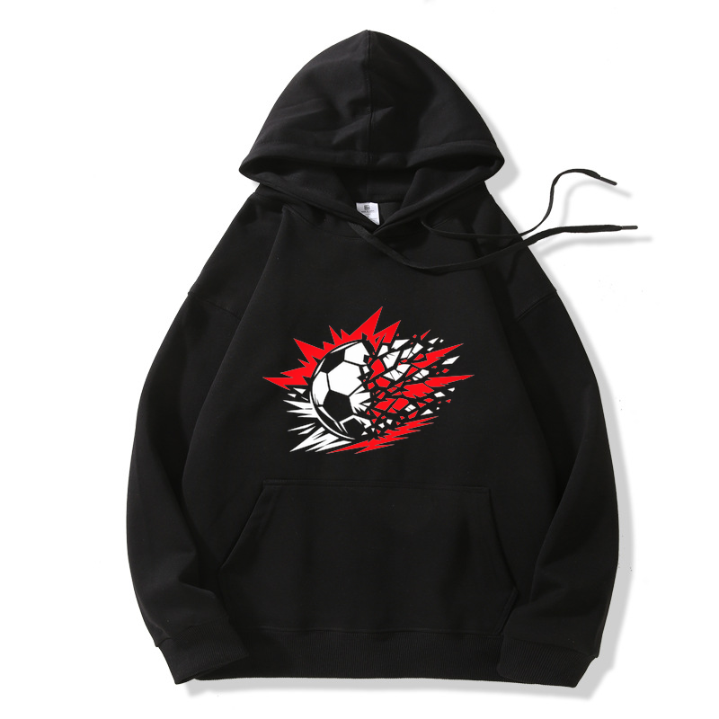 Hoodie Unaufhaltsame Typo im Flutlichtwirbel