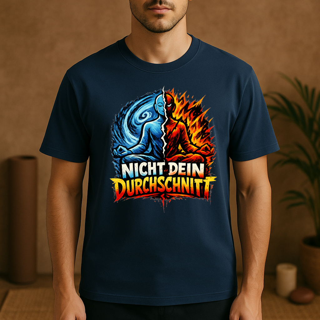 T-Shirt Yoga jenseits des Durchschnitts