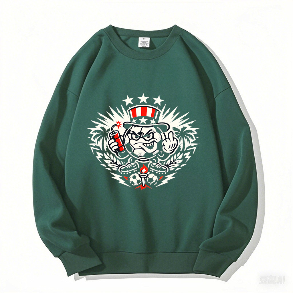Sweatshirt Rasender Papierlöwe der WM 2026