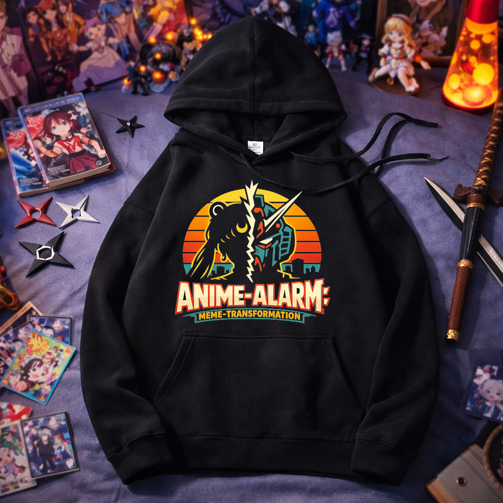 Hoodie Anime-Alarm: Meme-Transformation