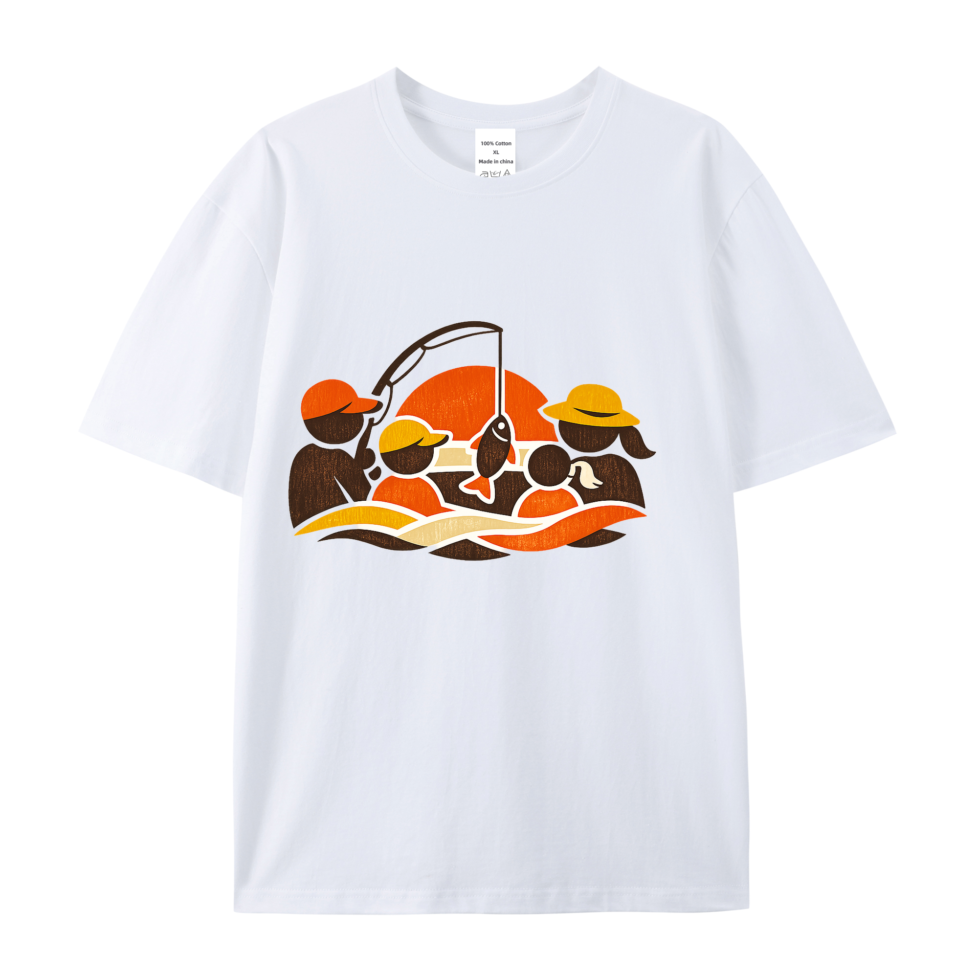 T-Shirt Anglerherz Abenteuer