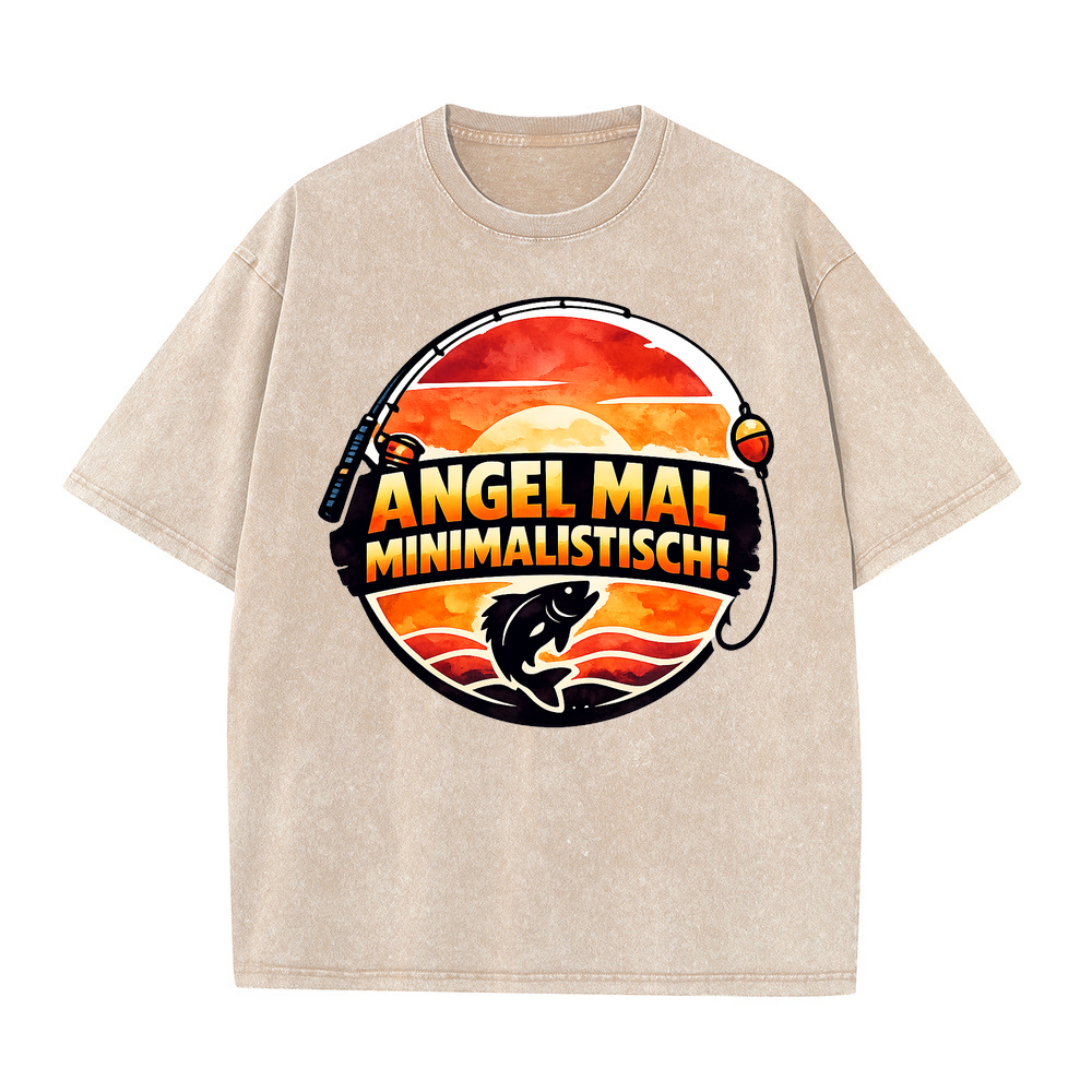T-Shirt Minimalistischer Anglerzauber