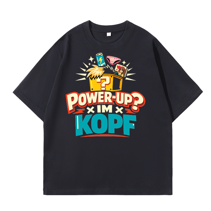 T-Shirt Power-Up Kopfkino Anime Style