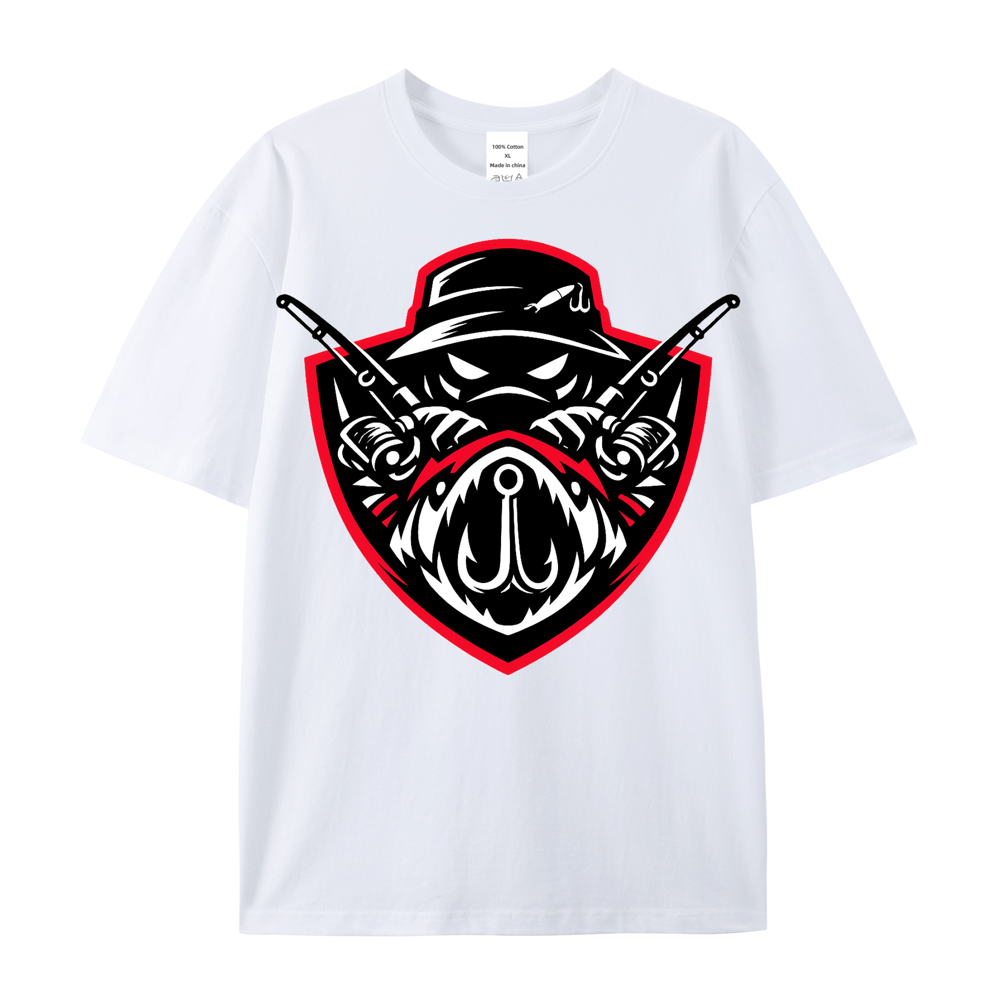 T-Shirt Angelglück am Wasser