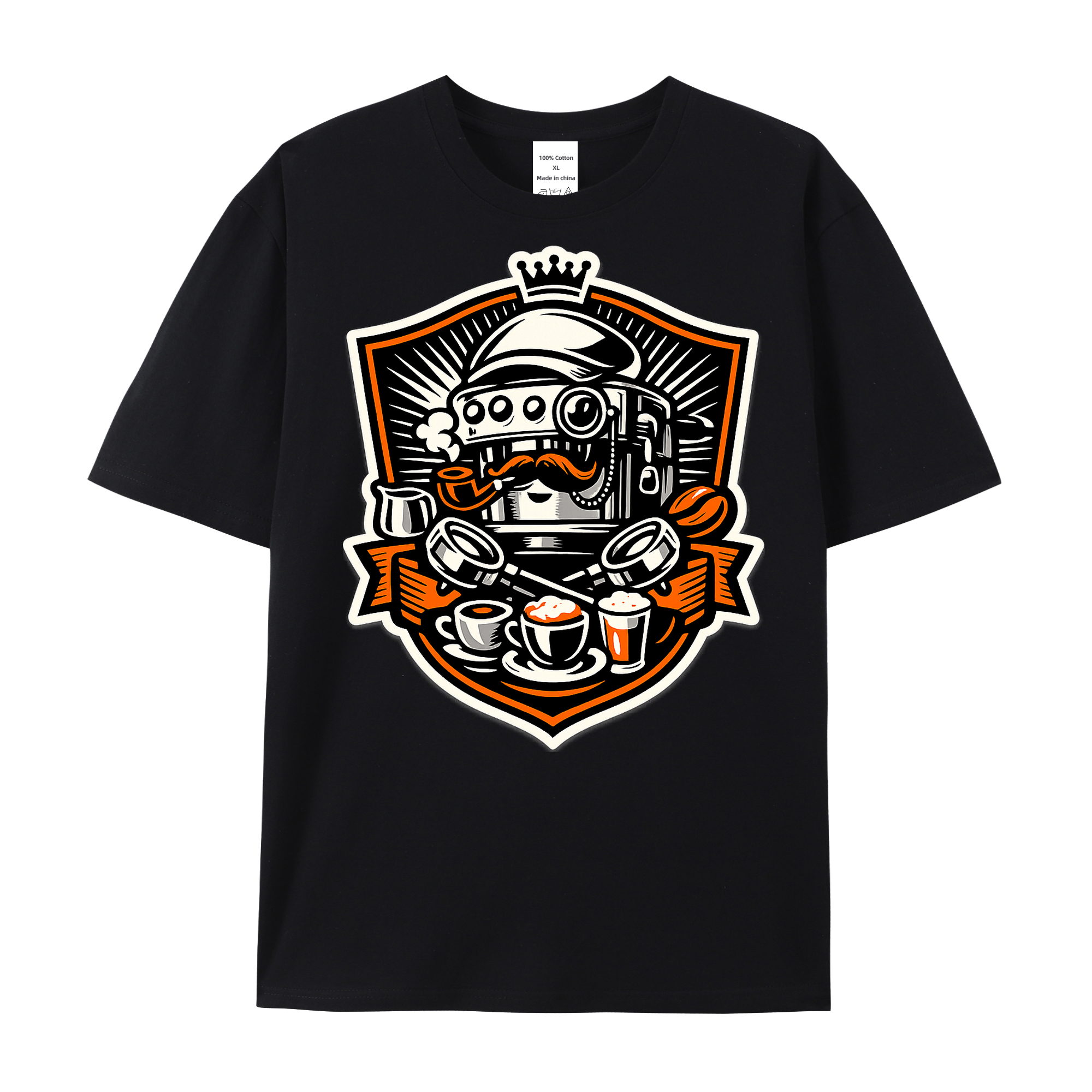 T-shirt Espresso Heraldik Wappen