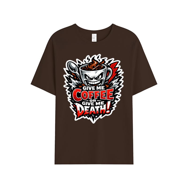 T-Shirt Espresso Riot Emblem: Rebellion für Kaffeekenner