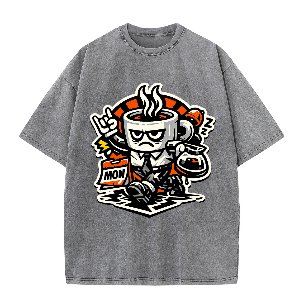 T-shirt Kaffeepanzer: Montag überlebt