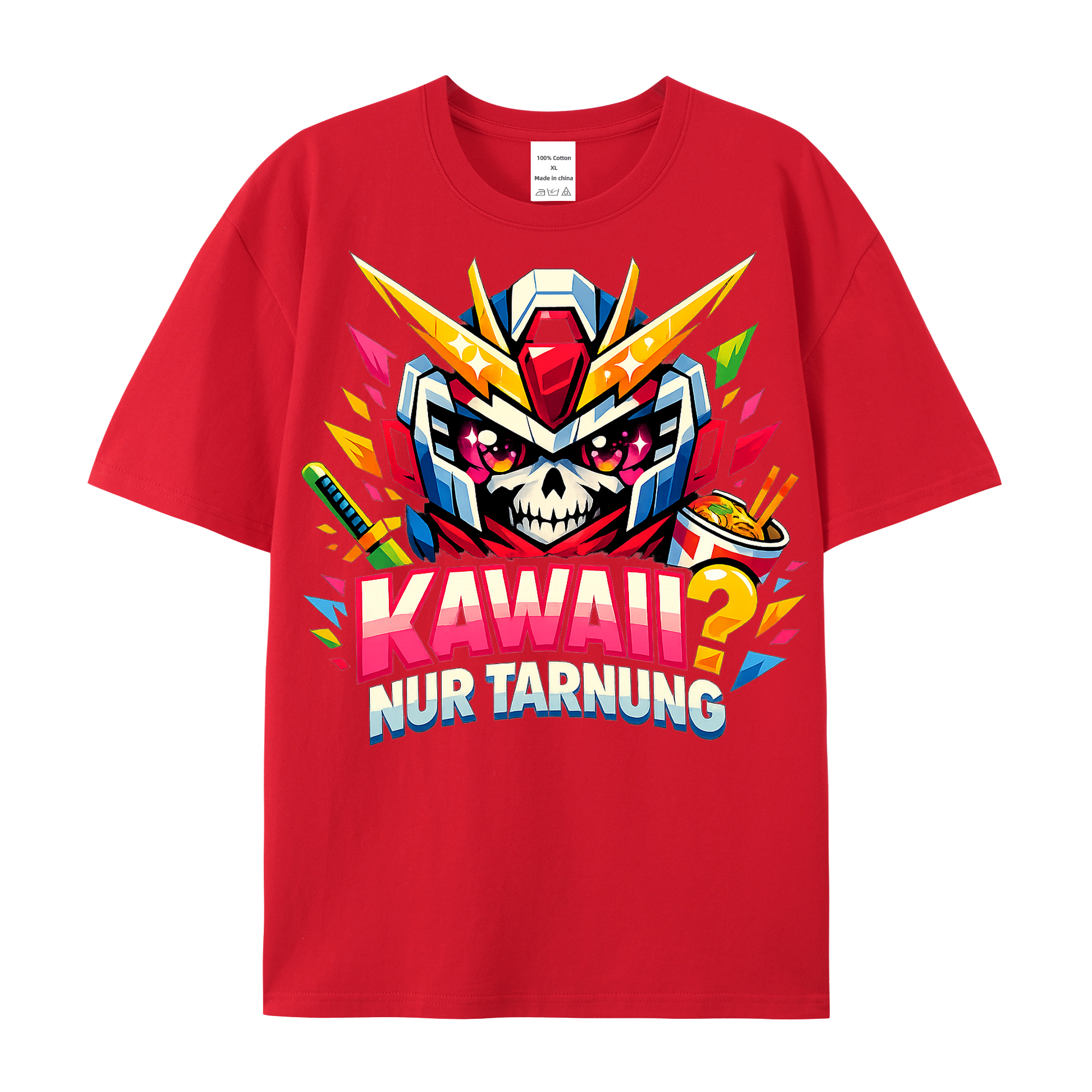 T-Shirt Kawaii Tarnmodus Anime Style