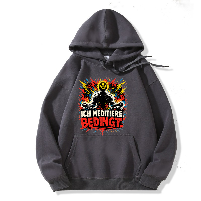 Hoodie Meditationsmood – Ich meditiere. Bedingt.
